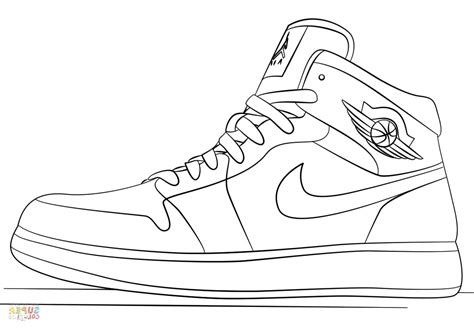 nike shoes pictures to draw